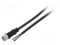 Cable: for sensors/automation; M8; PIN: 3; straight; 10m; plug; 4A; Y SICK YF8U13-100UA1XLEAX