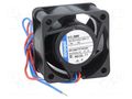Fan: DC; axial; 12VDC; 40x40x25mm; 24m3/h; 44dBA; ball; 13000rpm EBM-PAPST 412JHHU