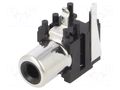 Connector: RCA; socket; female; angled 90°; THT; nickel plated CLIFF FC68371