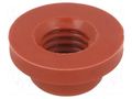 Gasket; red; silicone MTA MTA-0300458
