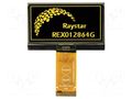 Display: OLED; graphical; 2.42"; 128x64; Dim: 60.5x37x2.15mm RAYSTAR OPTRONICS REX012864GYPP3N0