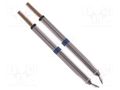 Tip; bent chisel; 1mm; 325÷358°C; for hot tweezers; 2pcs. THERMALTRONICS M60TZ010B