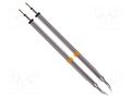 Tip; bent conical; 0.4mm; 350÷398°C; for hot tweezers; 2pcs. THERMALTRONICS K70TZ004
