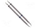 Tip; bent conical; 0.4mm; 325÷358°C; for hot tweezers; 2pcs. THERMALTRONICS K60TZ004