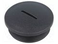 Stopper; M40; 1.5; IP54; polyamide; black; V-N-FS; Thread: metric HUMMEL HUMMEL-1251400150