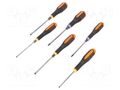 Kit: screwdrivers; assisted with a key; Pozidriv®,slot; ERGO® BAHCO SA.BE-9882TB