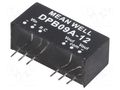 Converter: DC/DC; 9W; Uin: 9÷18VDC; Uout: 12VDC; Uout2: -12VDC; SIP8 MEAN WELL DPB09A-12