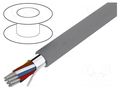 Wire; Alpha Essential C&C; 15x24AWG; shielded,Al-PET foil; PVC ALPHA WIRE 1219/15C-SL005