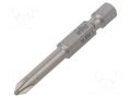 Screwdriver bit; PlusMinus PH-type; PH1/SL; 1/4"; PROFESSIONAL WIHA WIHA.32490