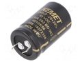 Capacitor: electrolytic; SNAP-IN; 3.9mF; 63VDC; Ø25x40mm; ±20% KEMET ALC80A392BD063