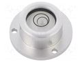 Spirit level; mounting flange, for bolting surface; H: 11mm ELESA+GANTER GN2277-ALN-30-K30A