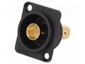 Coupler; BNC socket,both sides; FT; gold-plated; plastic; 19x24mm CLIFF CP303112G