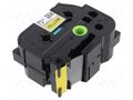 Tape; 36mm; 8m; yellow; Character colour: black BROTHER BR-TZEFX661