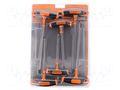 Kit: screwdrivers; hex key; Kind of handle: T; 6pcs. BAHCO SA.903T-1