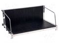 Conductive PCB stand; ESD; 450x280x160mm; polypropylene ANTISTAT ATS-025-0026