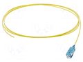 Optic fiber pigtail; SC/UPC; 2m; Optical fiber: 900um; yellow FIBRAIN FIBRAIN-PIG-001