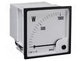 Meter: power; analogue,mounting; on panel; 80/1A; 400/230V; 0÷50kW CROMPTON - TE CONNECTIVITY M244-214-G-04