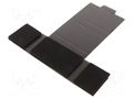 Container: box; with foam lining; ESD; black; cardboards ANTISTAT ATS-027-0021