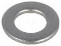 Washer; round; M3; D=6mm; h=0.5mm; brass; Plating: nickel; BN 566 BOSSARD B3/BN566