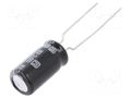 Capacitor: electrolytic; THT; 100uF; 63VDC; Ø8x15mm; Pitch: 3.5mm PANASONIC EEUEB1J101B