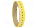 Self-adhesive label; ESD; 5x5mm; 1000pcs; reel; black,yellow ANTISTAT ATS-055-0004