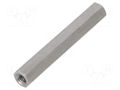 Screwed spacer sleeve; 70mm; Int.thread: M6; hexagonal DREMEC TFF-M6X70/DR149
