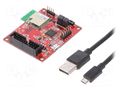 Dev.kit: WiFi; USB A-USB B micro cable,prototype board WIZNET WIZFI310-EVB