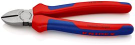 KNIPEX 70 02 180 Diagonal Cutter with comfort handles black atramentized 180 mm 70 02 180 4003773034049