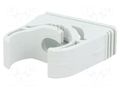 Holder; 25÷28.5mm; polyamide; light grey OBO BETTERMANN OBO-2153130