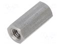 Screwed spacer sleeve; 18mm; Int.thread: M5; hexagonal DREMEC TFF-M5X18/DR148