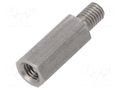 Screwed spacer sleeve; 18mm; Int.thread: M5; Ext.thread: M5 DREMEC TFM-M5X18/DR248