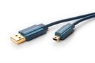 USB A to USB Mini B 2.0 Adapter Cable, 1 m - Premium cable | USB A plug <> USB mini B plug | 1.0 m | 480 Mbit/s 70126