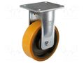 Transport wheel; Ø: 150mm; W: 50mm; H: 210mm; permanent; 295kg; steel ELESA+GANTER RE.F4-150-PSL-WH