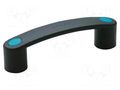 Holder; technopolymer PA; black; H: 35mm; L: 116mm; W: 22mm; F2: 1.5kN ELESA+GANTER EBP.110-6-C5