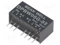 Converter: DC/DC; 6W; Uin: 18÷75VDC; Uout: 5VDC; Uout2: -5VDC; SIP8 MEAN WELL DPBW06G-05