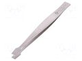 Tweezers; 105mm; for precision works; Blade tip shape: shovel IDEAL-TEK IDL-127.SA.1