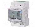 Counter; digital,mounting; for DIN rail mounting; three-phase CARLO GAVAZZI EM330DINAV53HO1PFB