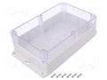 Enclosure: multipurpose; X: 146mm; Y: 222mm; Z: 75mm; polycarbonate GAINTA G232CMF-IP67