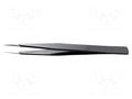 Tweezers; Blade tip shape: sharp; Tweezers len: 125mm; ESD IDEAL-TEK IDL-AA.SA.NE.B