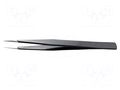 Tweezers; Blade tip shape: sharp; Tweezers len: 125mm; ESD IDEAL-TEK IDL-AA.SA.NE.B
