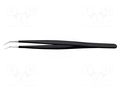 Tweezers; Blade tip shape: sharp; Tweezers len: 155mm; ESD IDEAL-TEK IDL-775.SA.NE.0