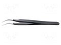 Tweezers; Blade tip shape: sharp; Tweezers len: 120mm; ESD IDEAL-TEK IDL-7.SA.NE.6