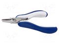 Pliers; smooth gripping surfaces,flat; ESD; 130mm IDEAL-TEK IDL-ES6011.CR.BG