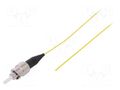 Optic fiber pigtail; ST/UPC; 1m; Optical fiber: 900um; yellow FIBRAIN FIBRAIN-PIG-018