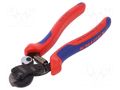 Cutters; cutting; 160mm; Cutting range: wire rope Ø2mm max KNIPEX KNP.9562160TC