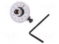 Angle measure; Mounting: 1/2"; Application: torque wrench YATO YT-0593