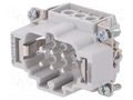 Connector: HDC; contact insert; male; PIN: 6; 16A; 500V; HEAVYCON PHOENIX CONTACT HC-B6-I-UT-M