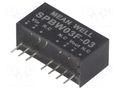 Converter: DC/DC; 3W; Uin: 9÷36VDC; Uout: 3.3VDC; Iout: 0÷700mA; SIP8 MEAN WELL SPBW03F-03