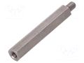 Screwed spacer sleeve; 60mm; Int.thread: M6; Ext.thread: M6 DREMEC TFM-M6X60/DR249