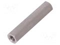 Screwed spacer sleeve; 50mm; Int.thread: M6; hexagonal DREMEC TFF-M6X50/DR149